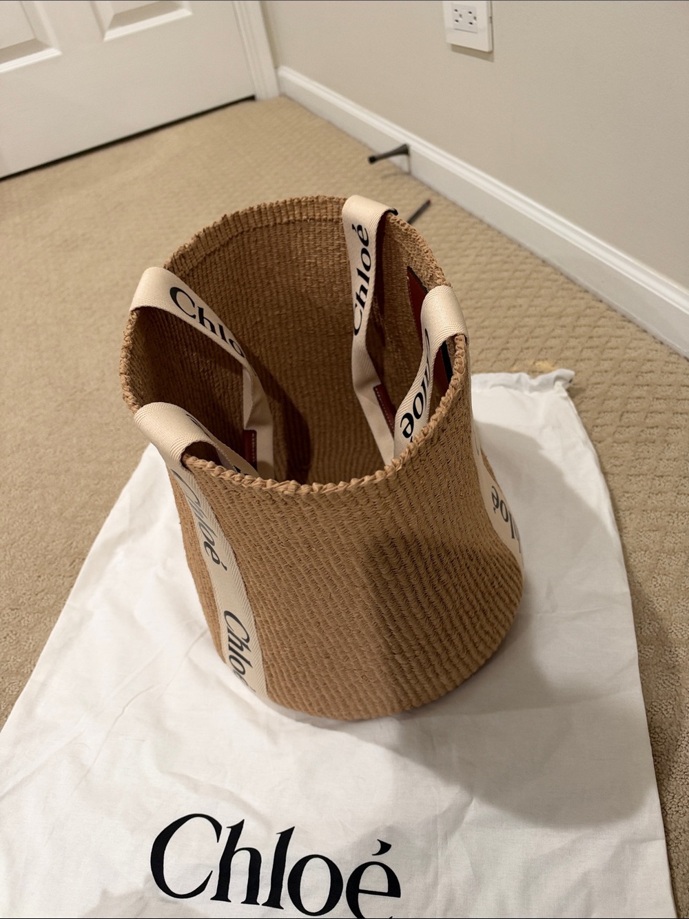 Authentic Chloé Woody Large Basket - Picture 8 of 14